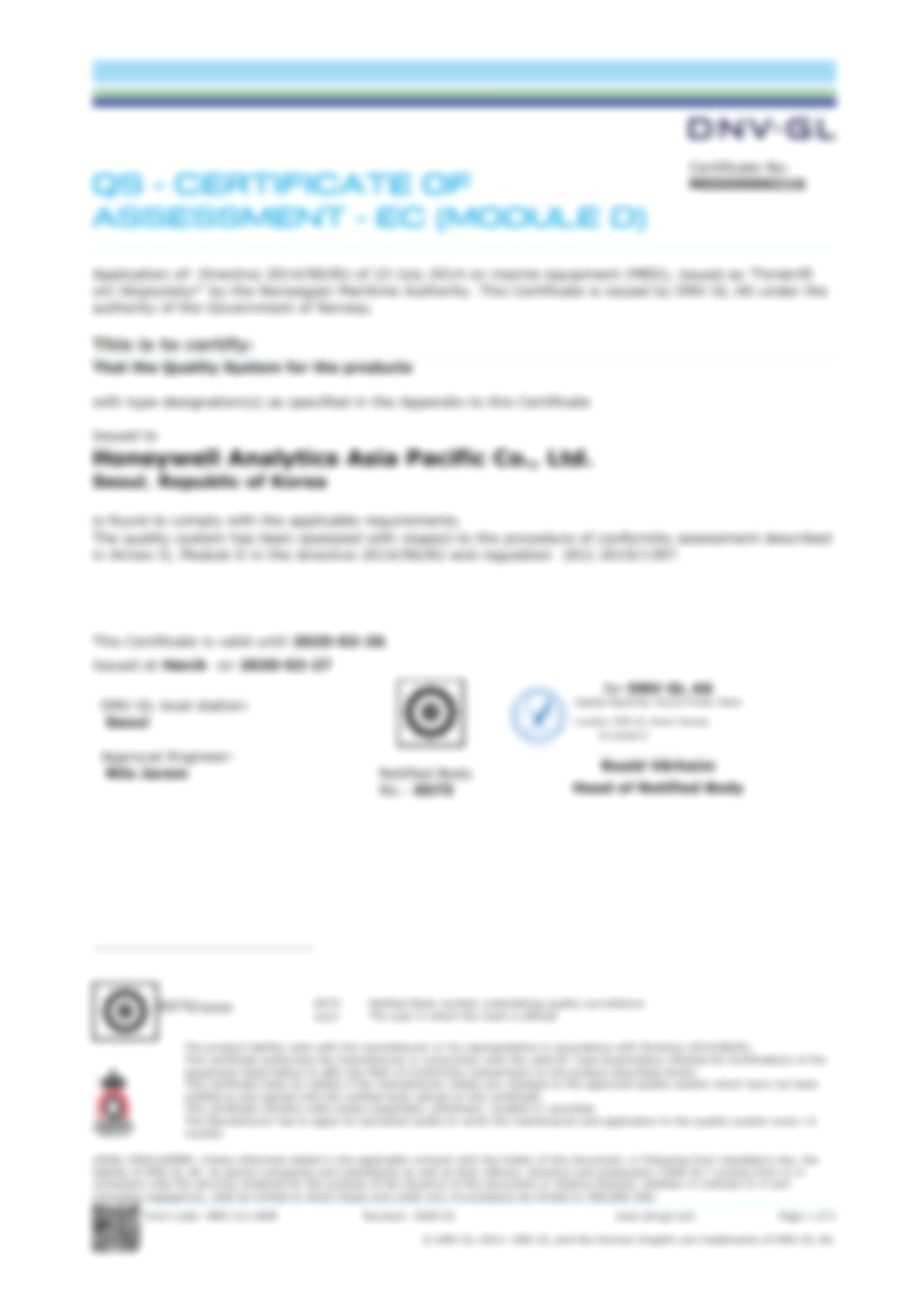 Penilaian Sistem Kualiti DNV-GL