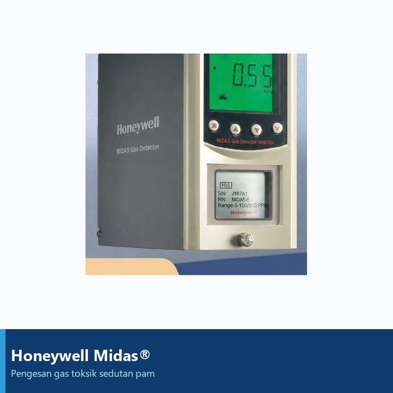 Pengesan gas Honeywell Midas