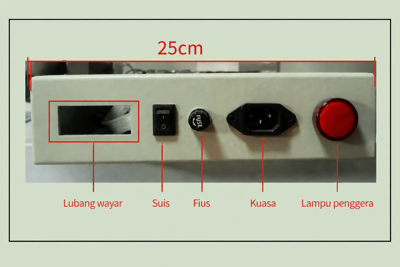 Hos kawalan amaran jenis HT