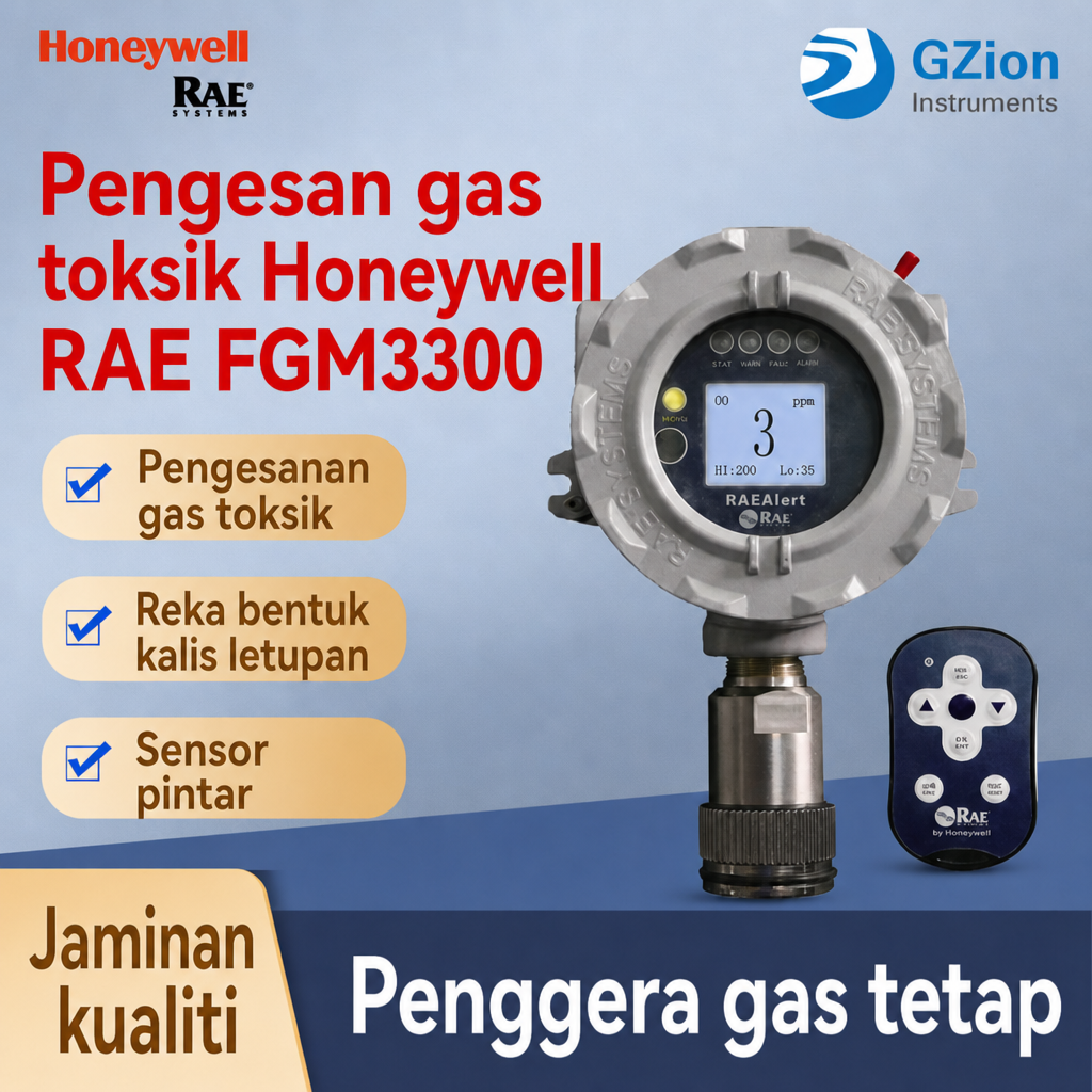 Pendeteksi gas toksik RAE Alert EC FGM-3300