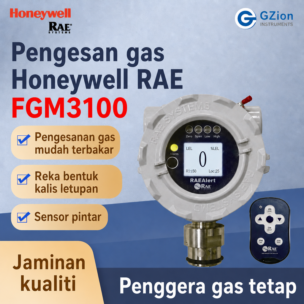 Probe pengesan gas mudah terbakar RAE Alert LEL FGM-3100